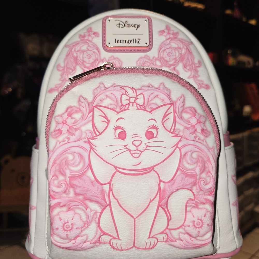 Loungefly Disney Pink and White Backpack